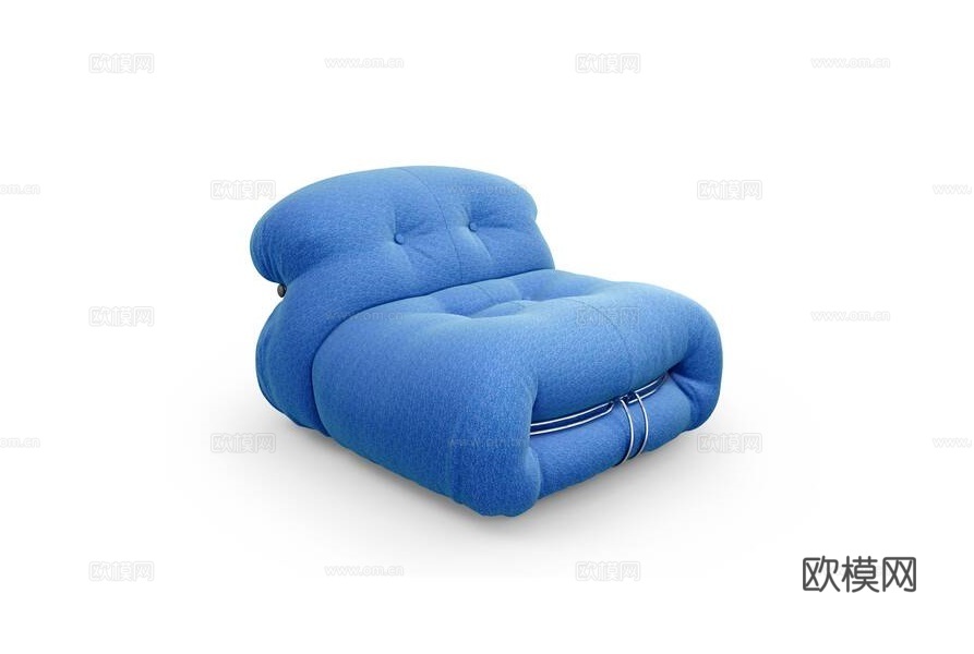 Cassina 懒人沙发3d模型下载（渲染图1）