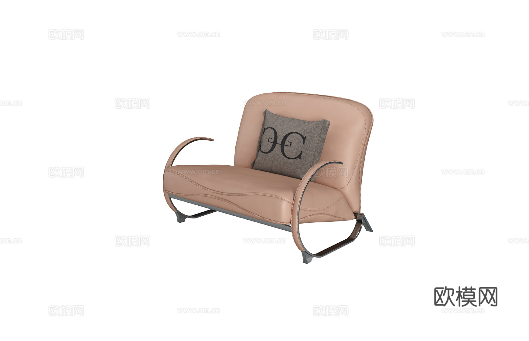 CORNELIO CAPPELLINI 意式休闲椅3d模型下载（渲染图1）