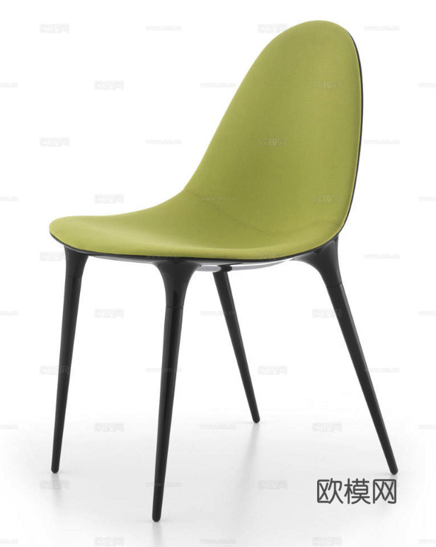 Cassina 餐椅3d模型下载（渲染图2）