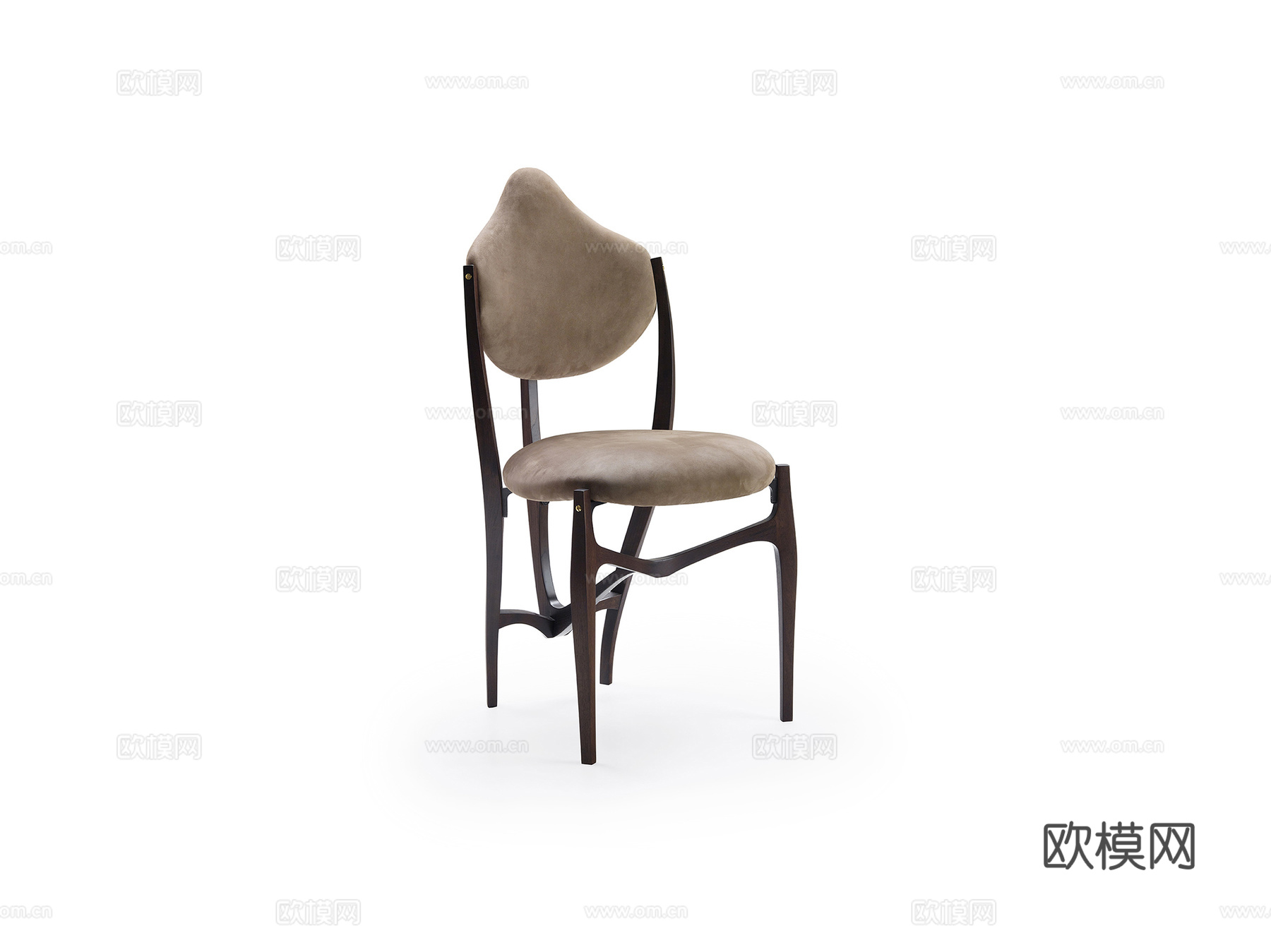 CECCOTTI COLLEZIONI 中古风餐椅3d模型下载（渲染图1）