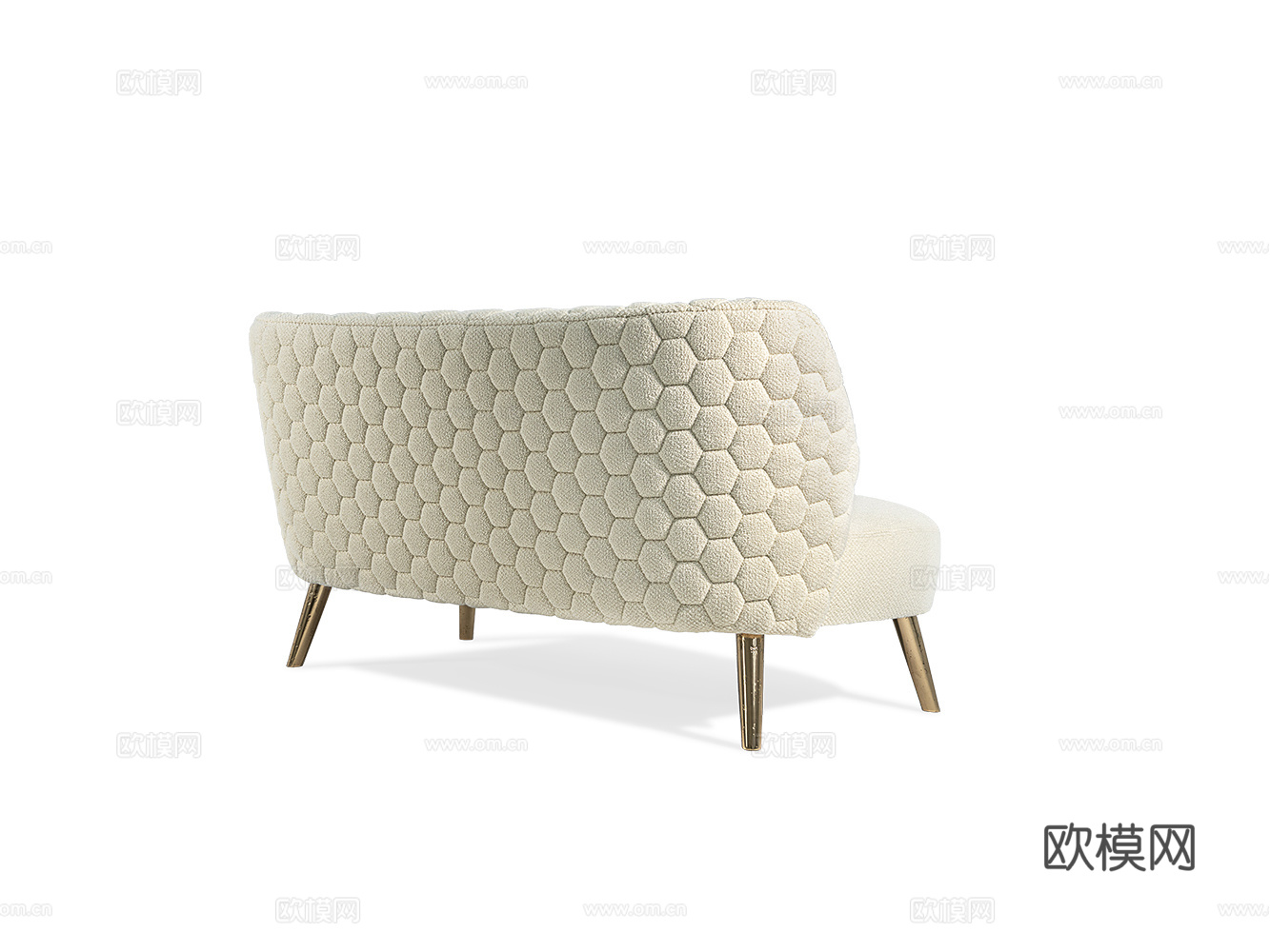 CORNELIO CAPPELLINI 意式双人沙发3d模型下载（渲染图3）