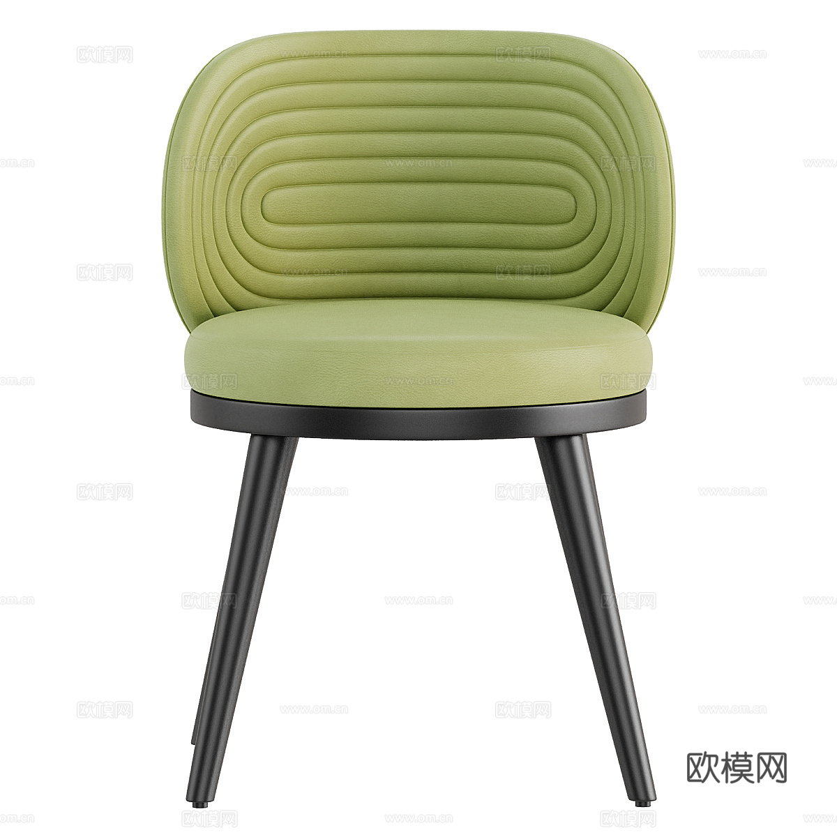 现代意式布艺单椅3d模型下载（渲染图4）