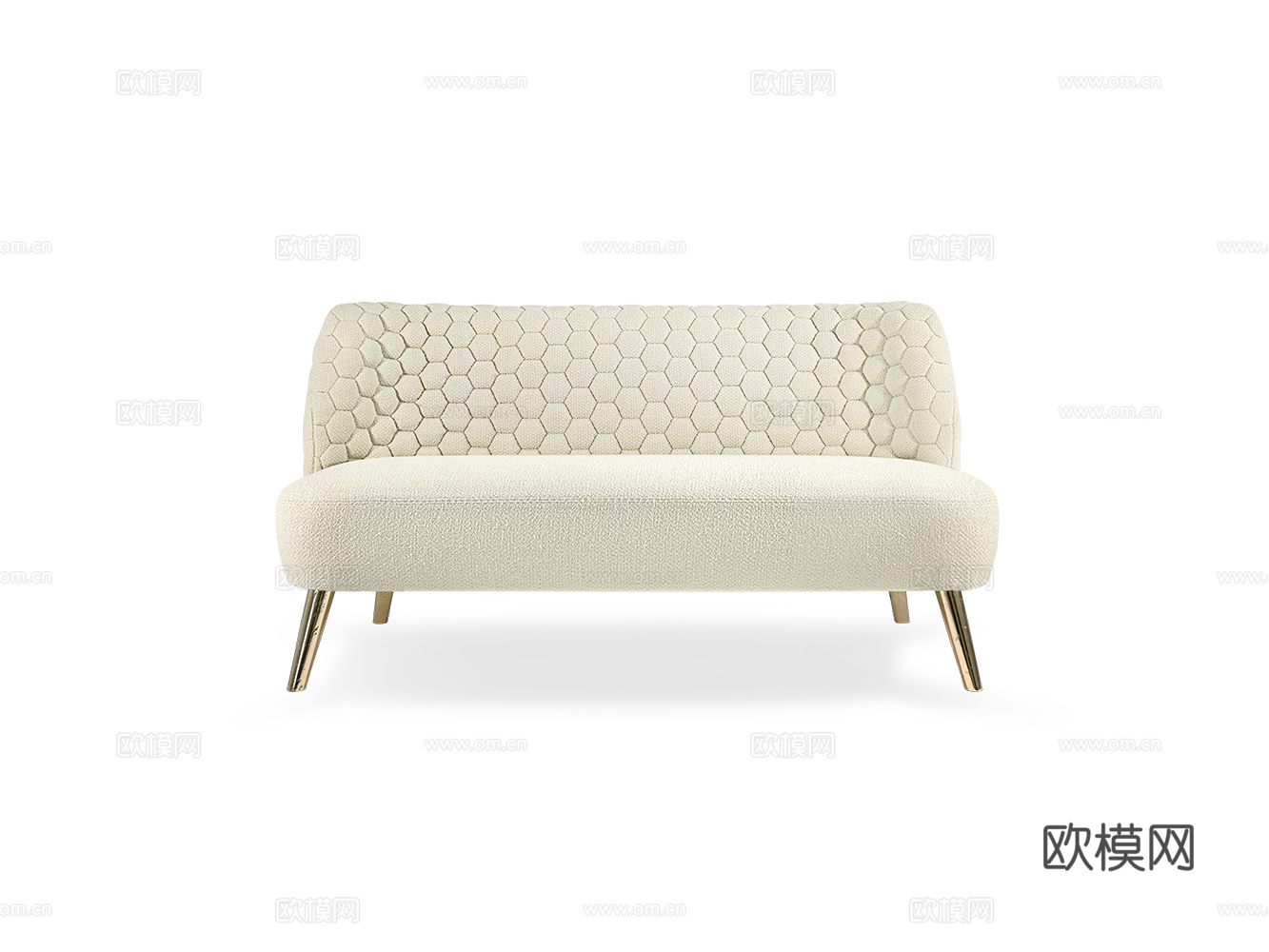 CORNELIO CAPPELLINI 意式双人沙发3d模型下载（渲染图2）