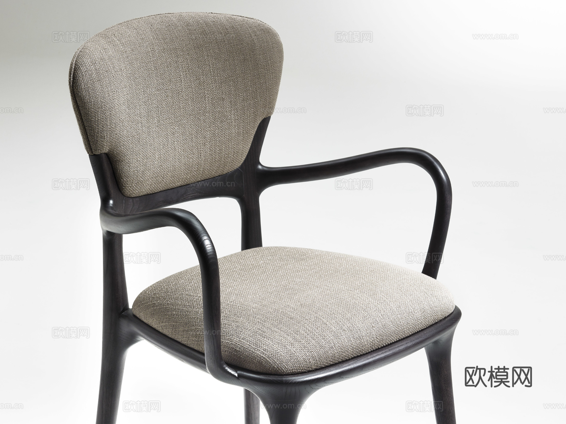 CECCOTTI COLLEZIONI 原木餐椅3d模型下载（渲染图1）