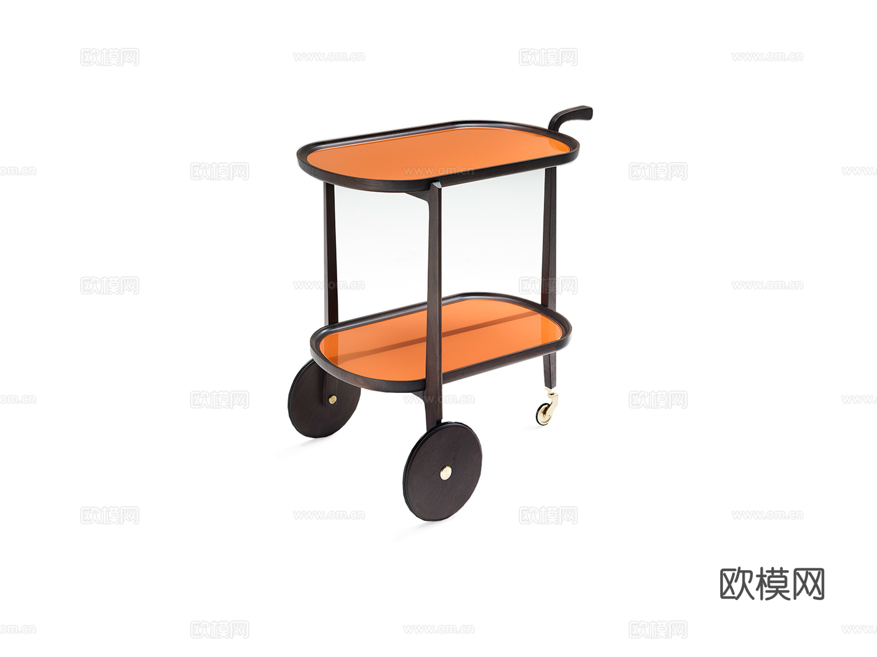 CECCOTTI COLLEZIONI 意式移动边几3d模型下载（渲染图1）