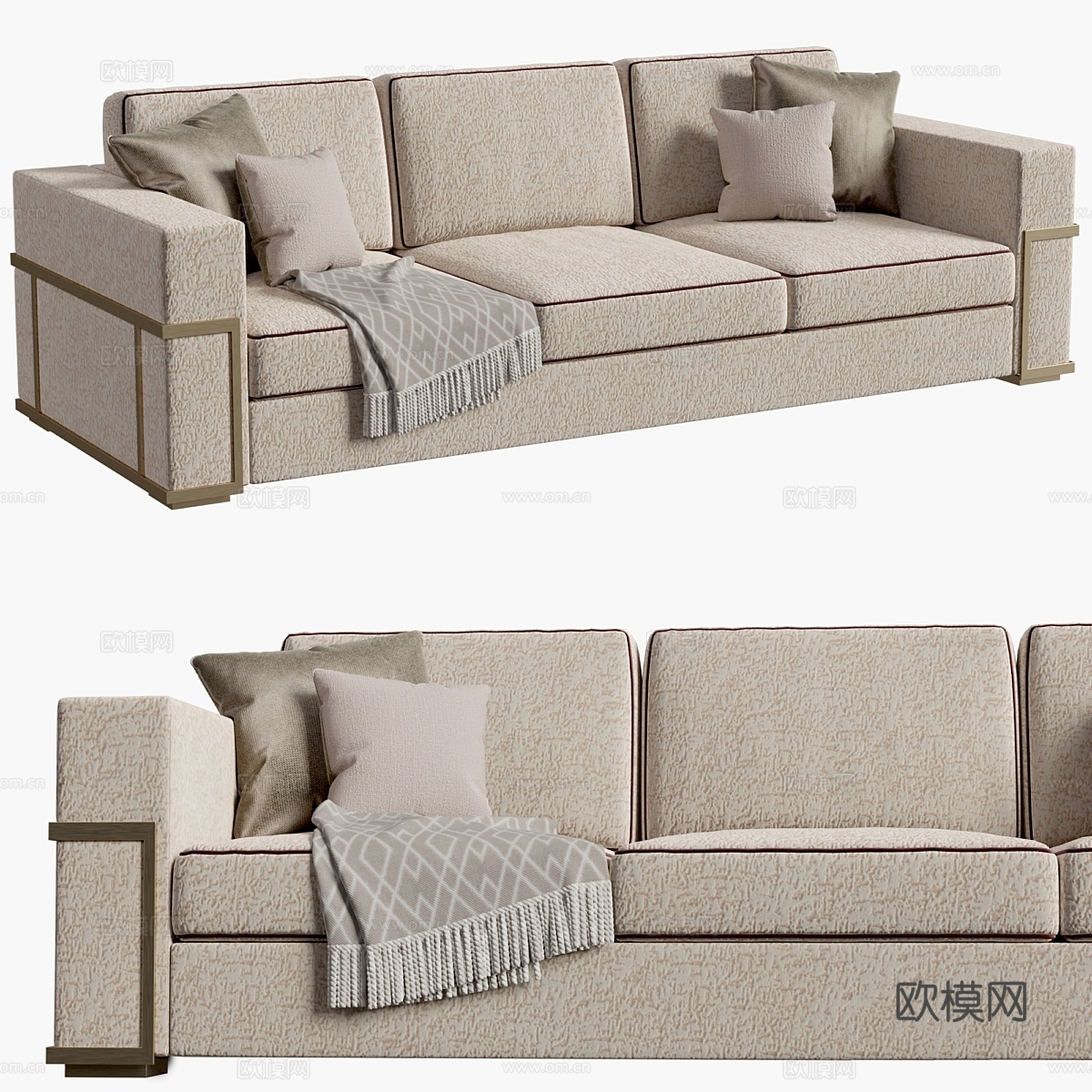 Frato 帕布罗沙发3d模型