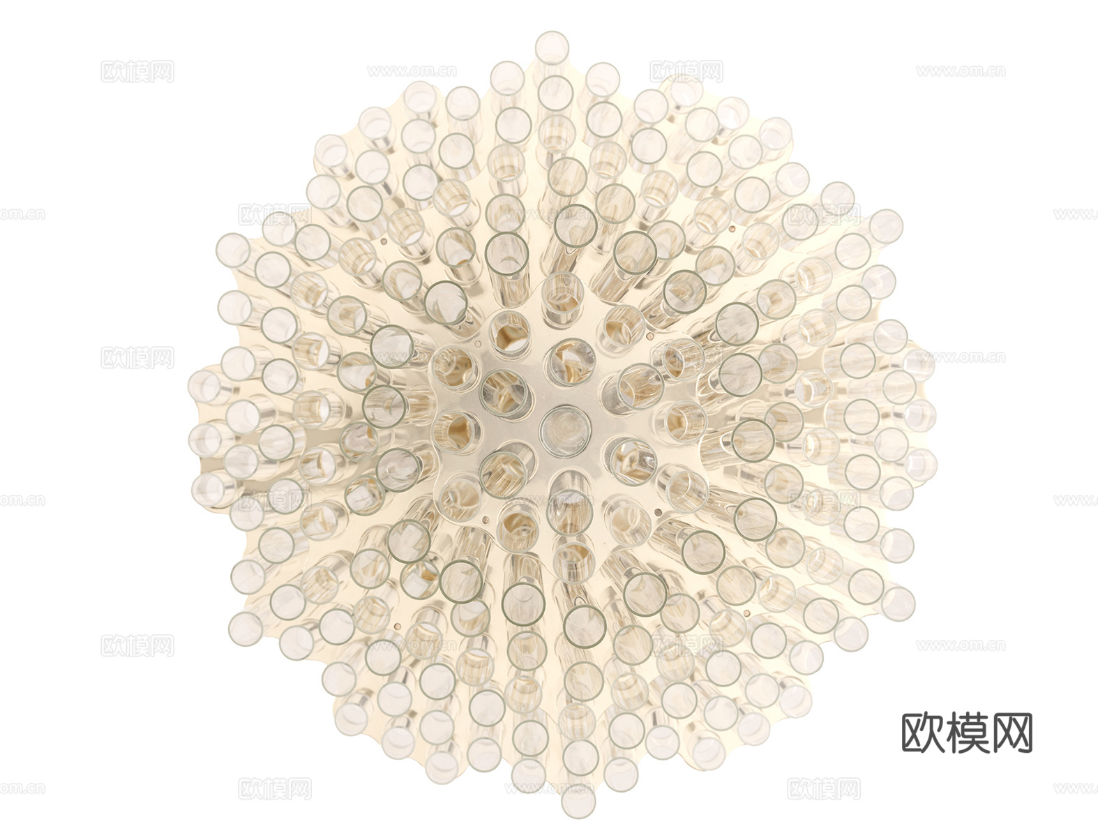 CECCOTTI COLLEZIONI 轻奢水晶灯3d模型下载（渲染图2）