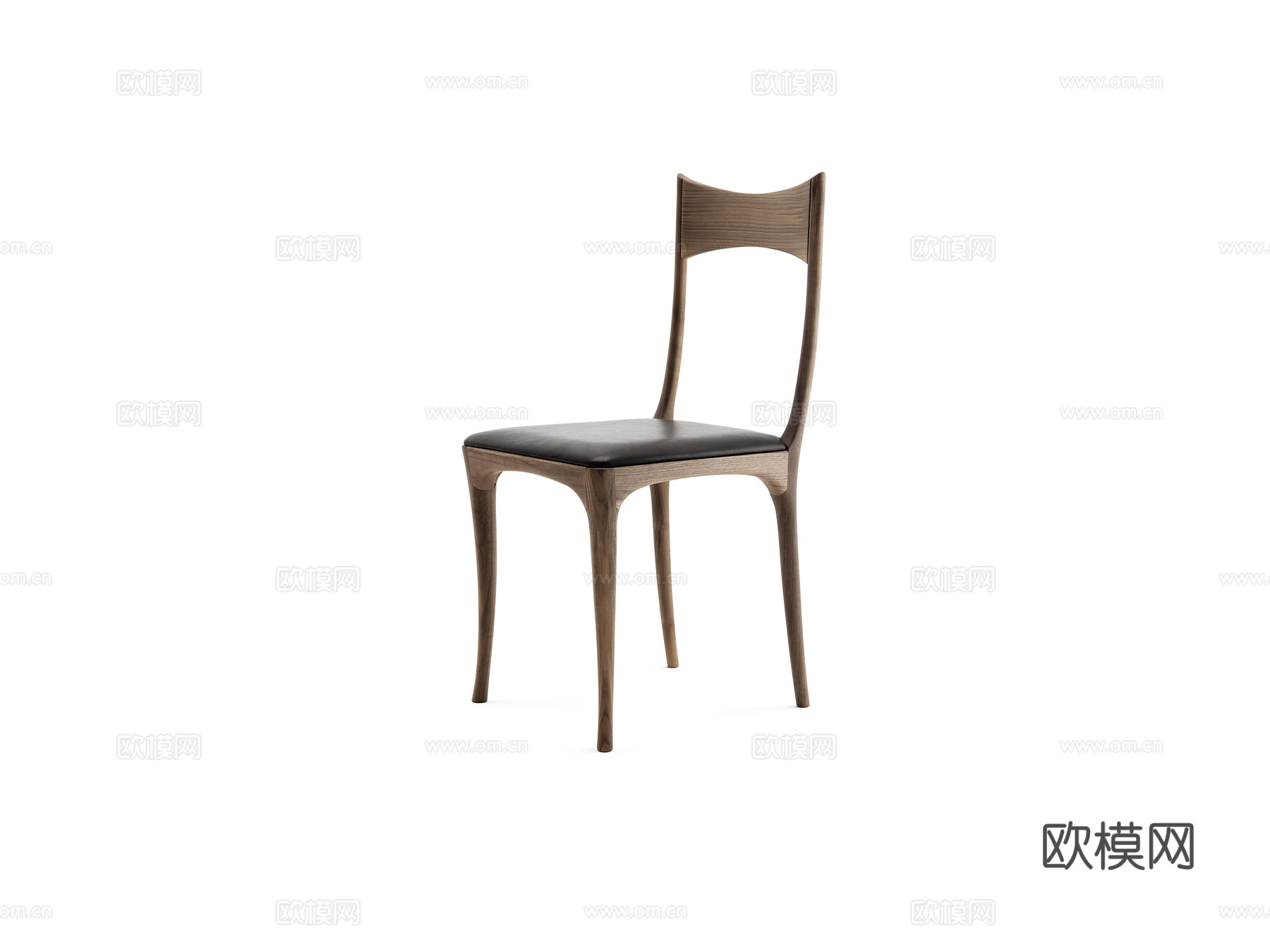 CECCOTTI COLLEZIONI 原木餐椅3d模型下载（渲染图1）