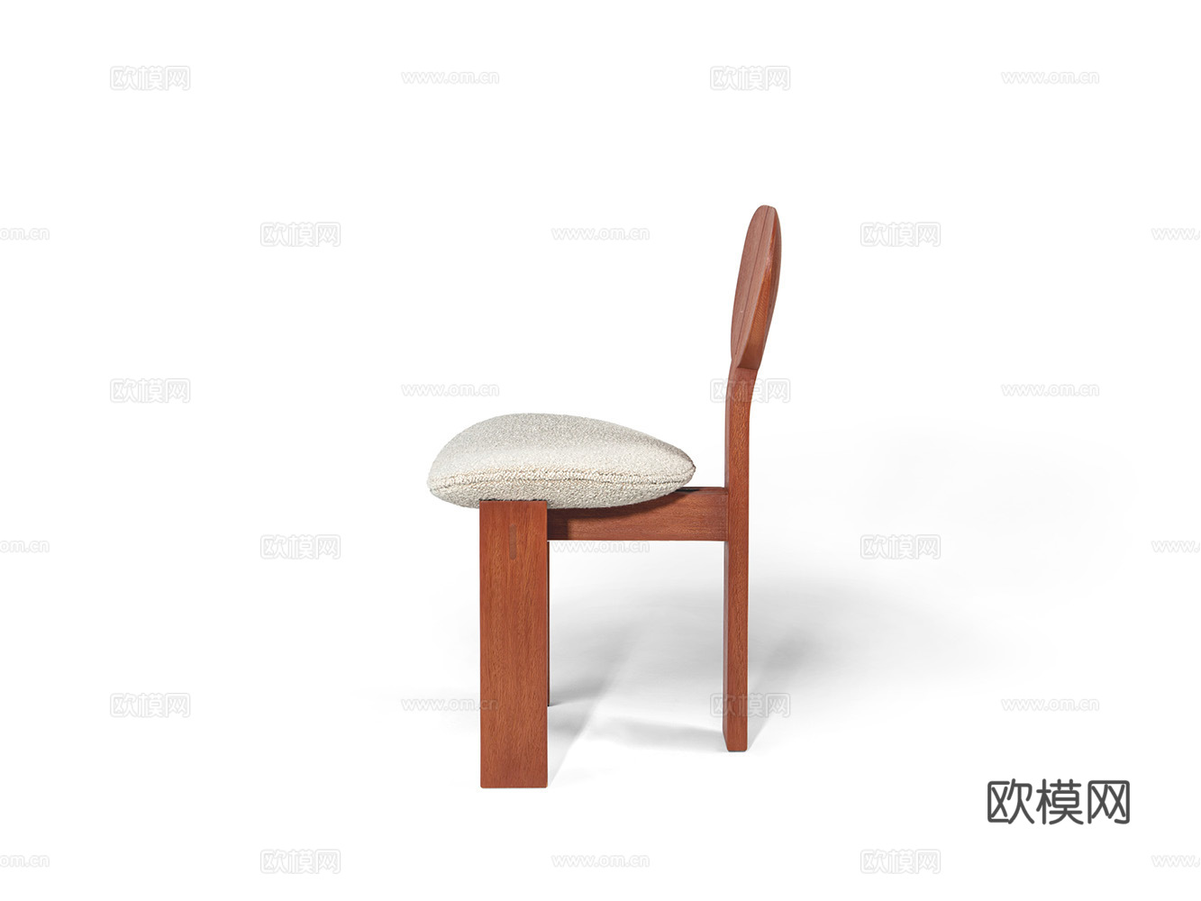 CORNELIO CAPPELLINI 意式餐椅3d模型下载（渲染图2）