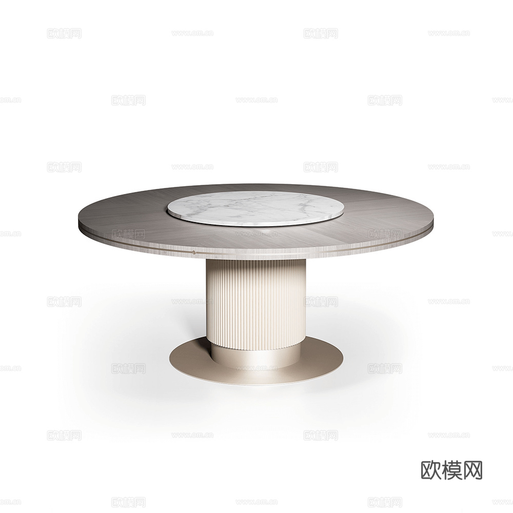 CPRN HOMOOD 意式圆餐桌3d模型下载