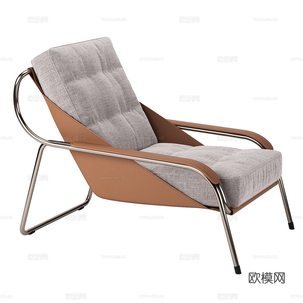 现代意式 Maggiolina 扶手椅3d模型