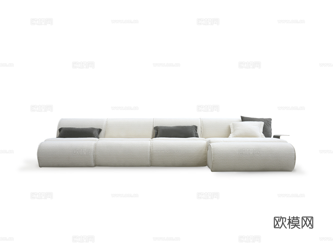 CORNELIO CAPPELLINI 意式拼接多人沙发3d模型下载