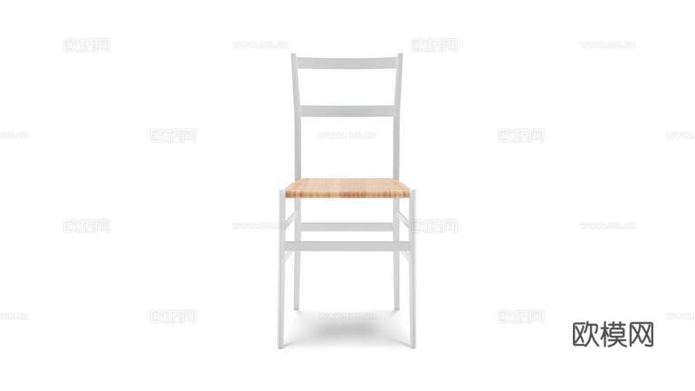 Cassina 餐椅3d模型下载（渲染图1）