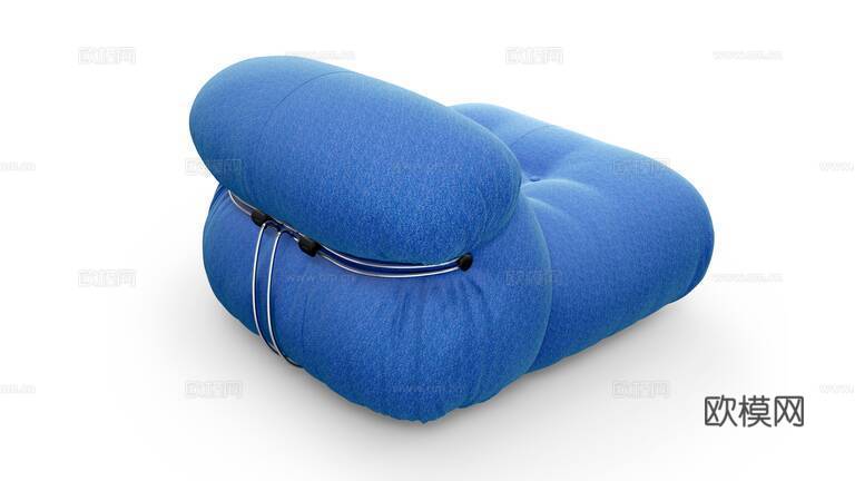 Cassina 懒人沙发3d模型下载（渲染图4）