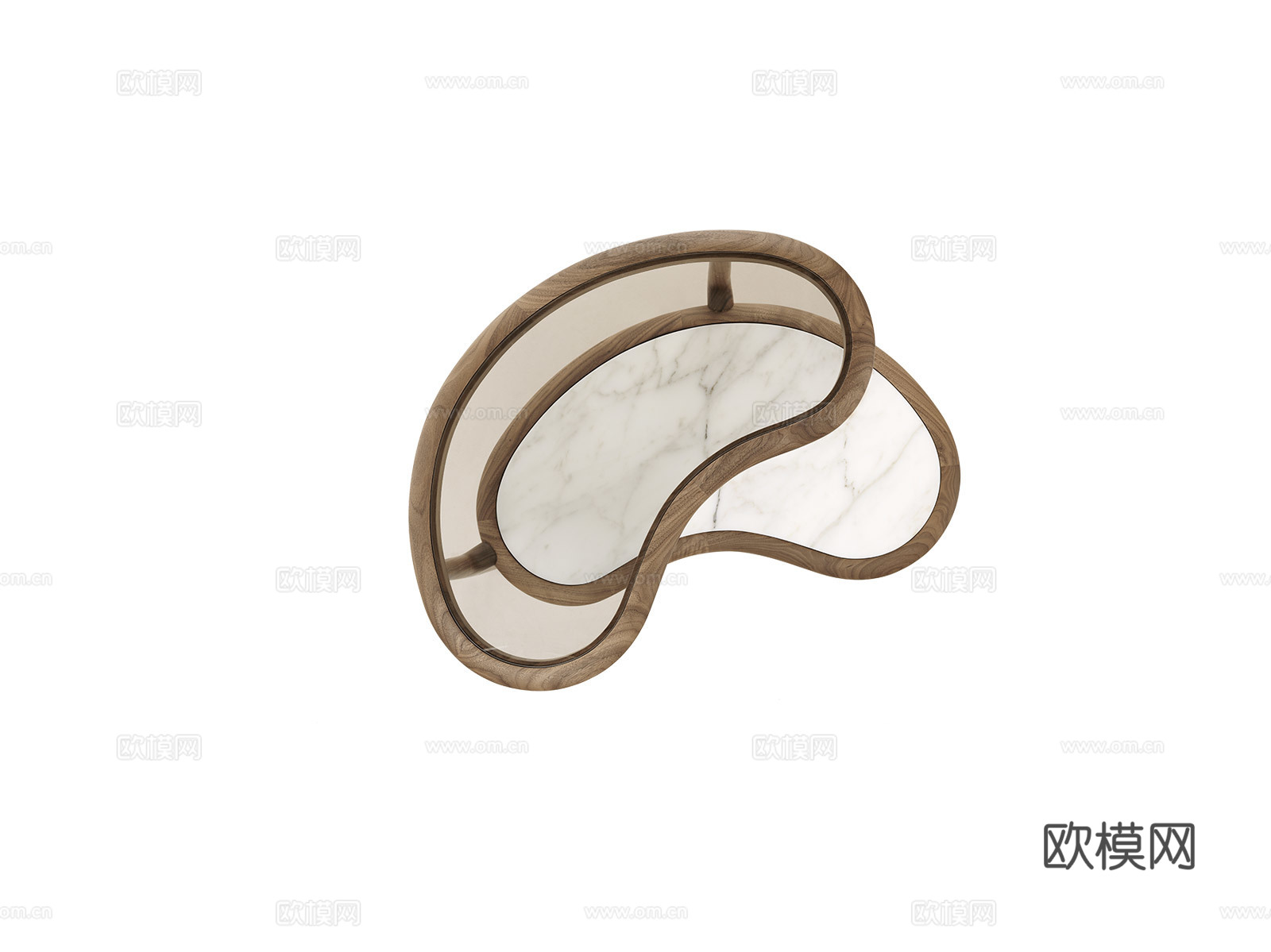 CECCOTTI COLLEZIONI 中古风茶几3d模型下载（渲染图3）