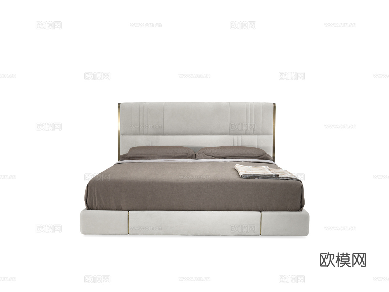 CORNELIO CAPPELLINI 意式双人床3d模型下载