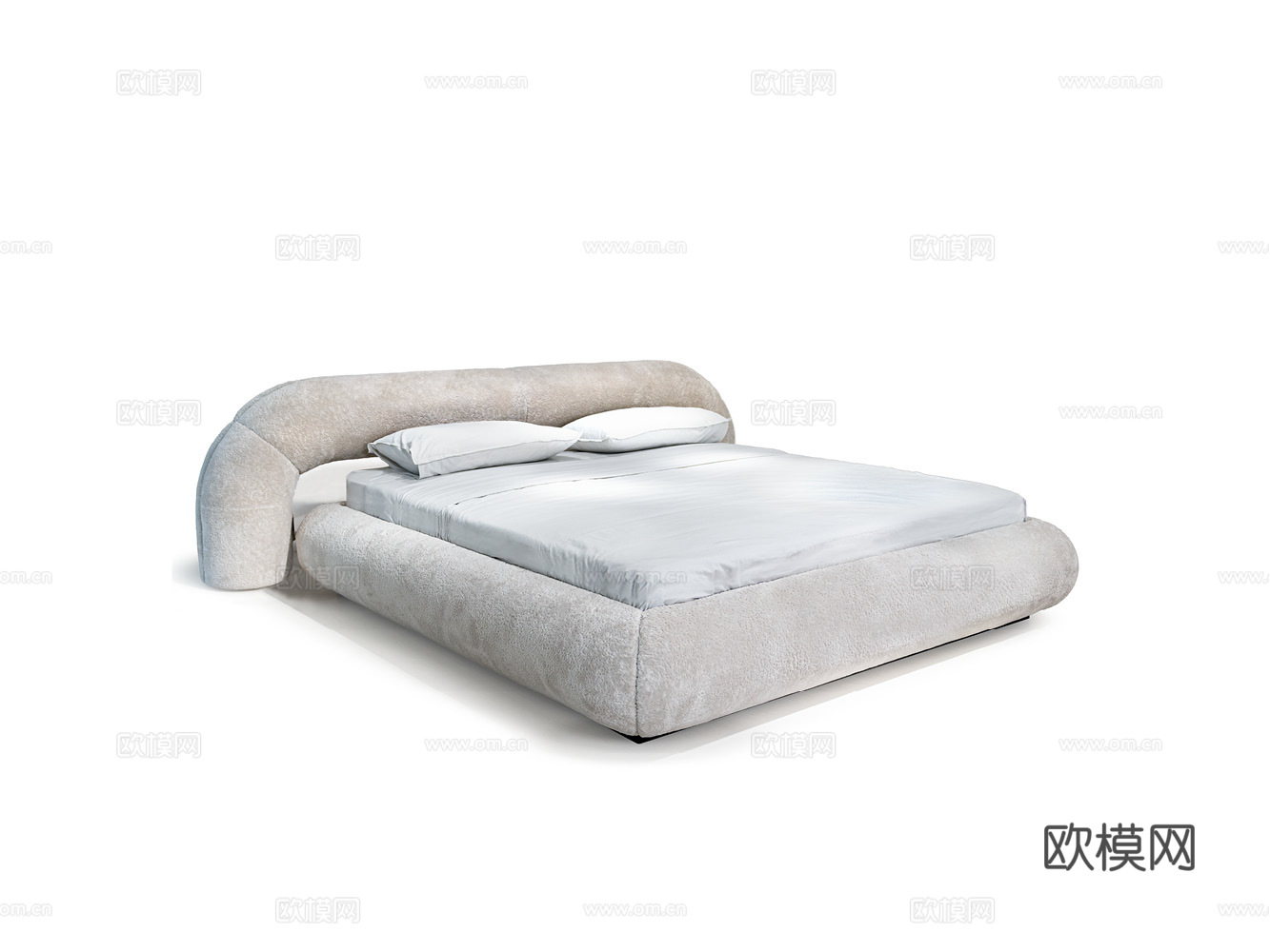 CORNELIO CAPPELLINI 意式双人床3d模型下载