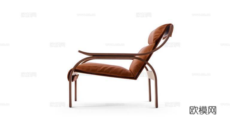 Cassina 休闲椅3d模型下载（渲染图1）