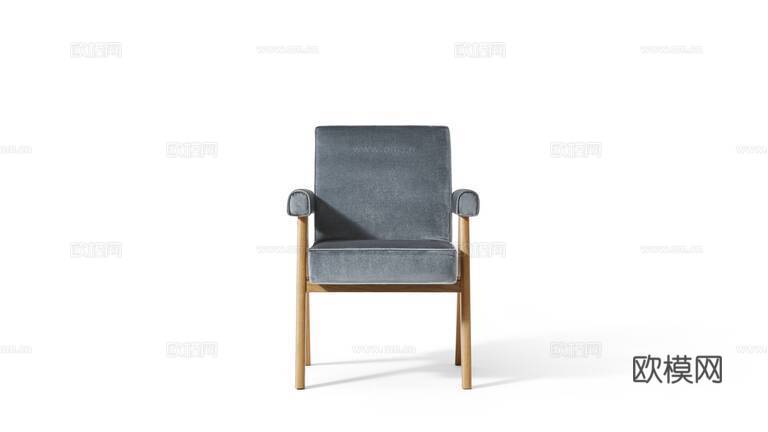 Cassina 餐椅3d模型下载（渲染图1）