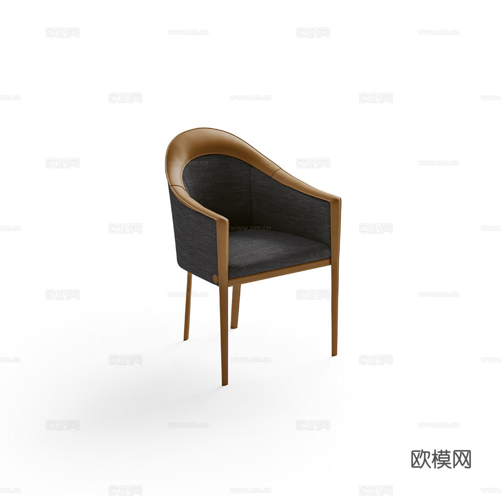 CPRN HOMOOD 中古风餐椅3d模型下载（渲染图1）