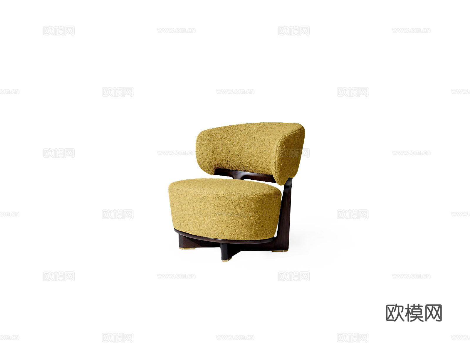CECCOTTI COLLEZIONI 意式单人沙发3d模型下载（渲染图1）