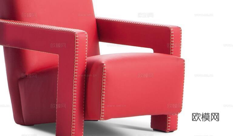 Cassina 休闲椅3d模型下载（渲染图2）