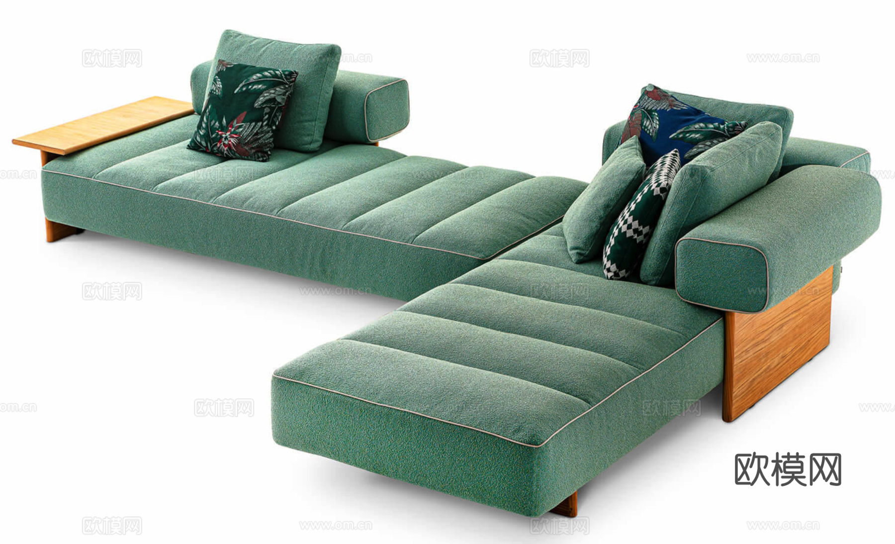 Cassina 转角沙发3d模型下载（渲染图2）