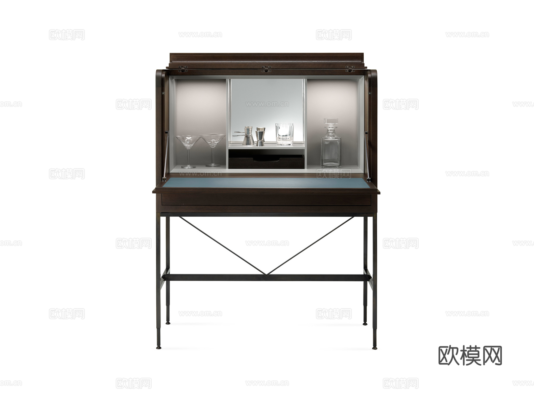 CECCOTTI COLLEZIONI 意式酒柜3d模型下载（渲染图2）