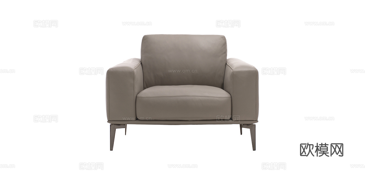 cierre 单人沙发3d模型下载（渲染图2）
