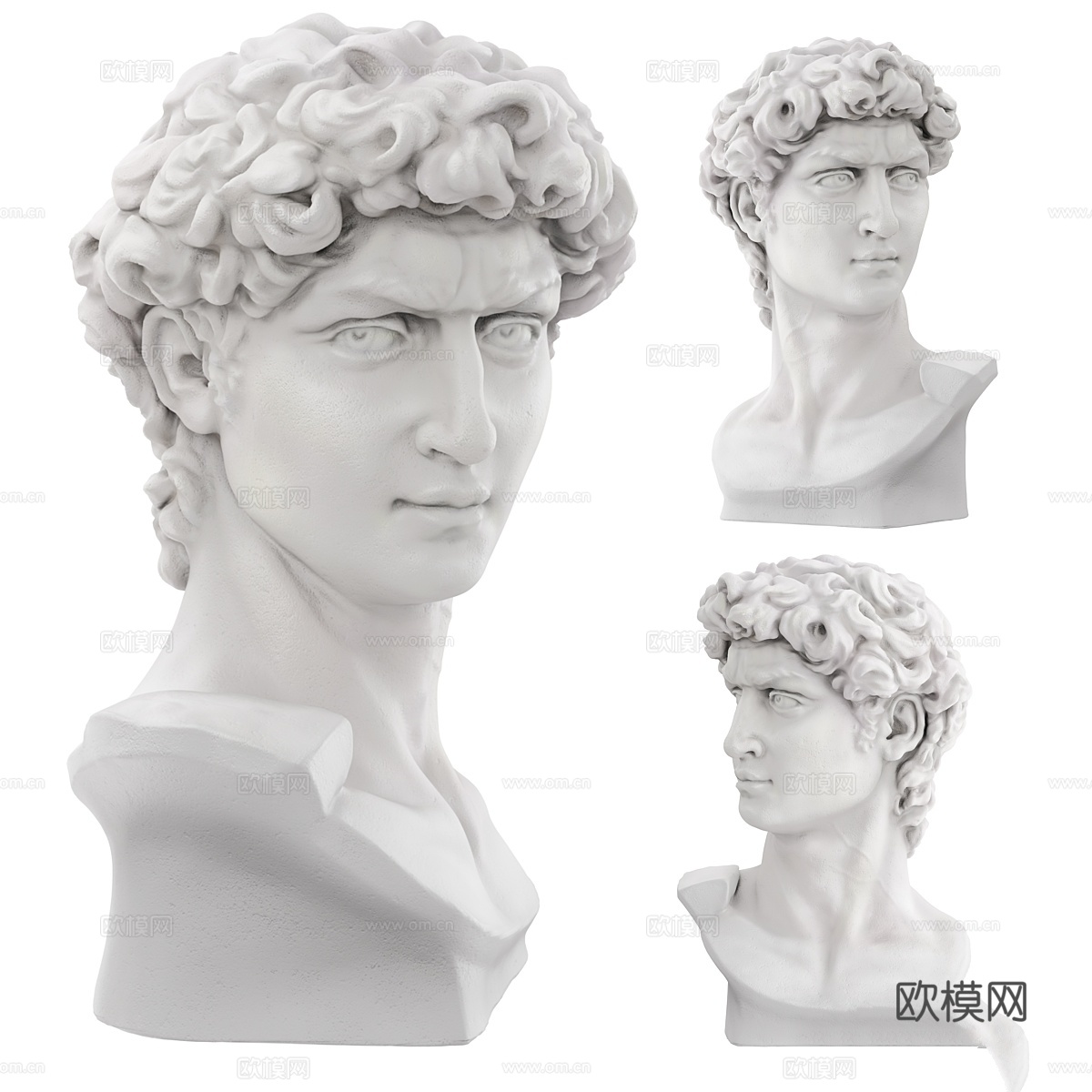 大卫雕像3d模型下载