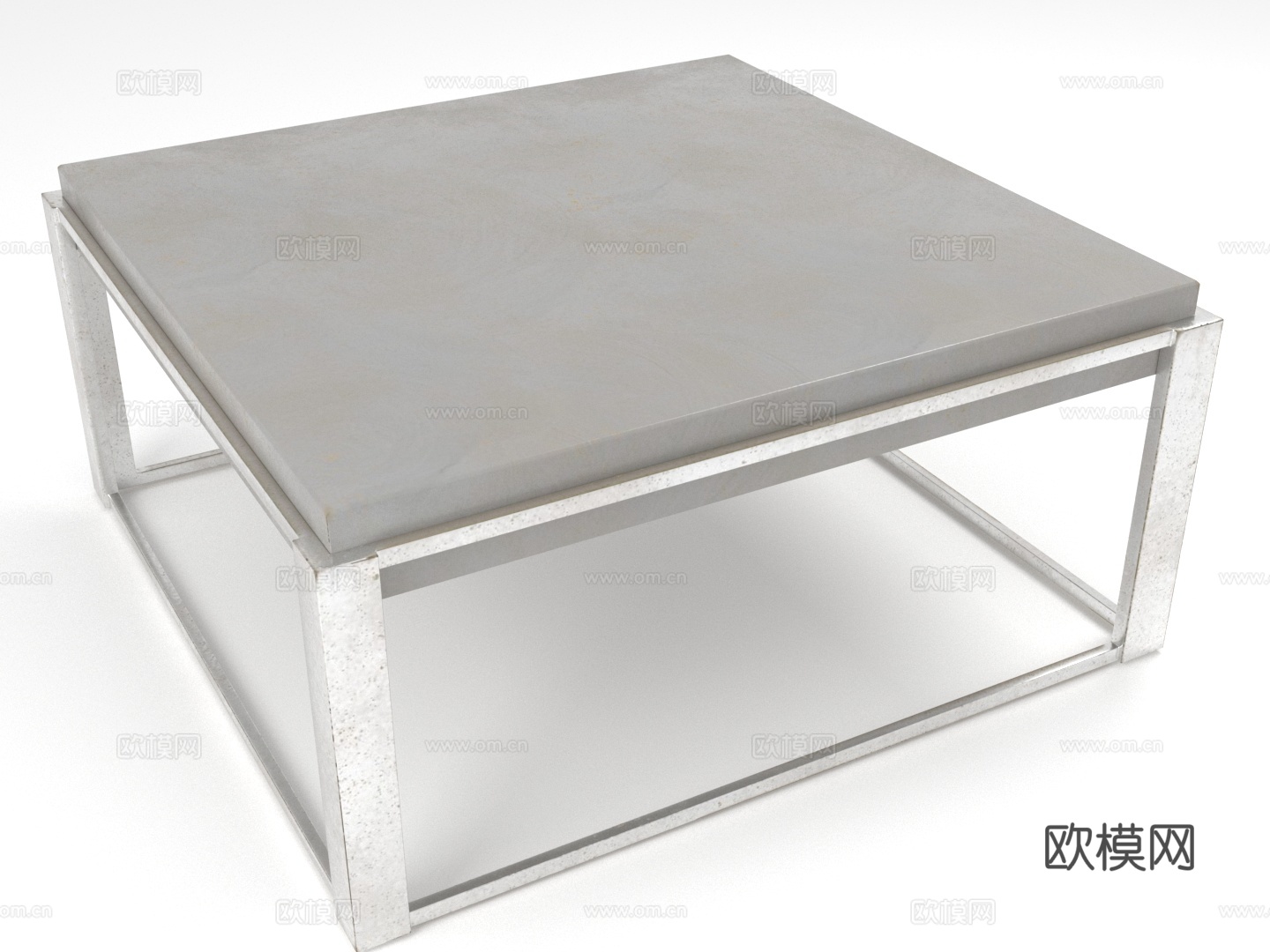 茶几 方形茶几 金属茶几 现代茶几 简约茶几3d模型