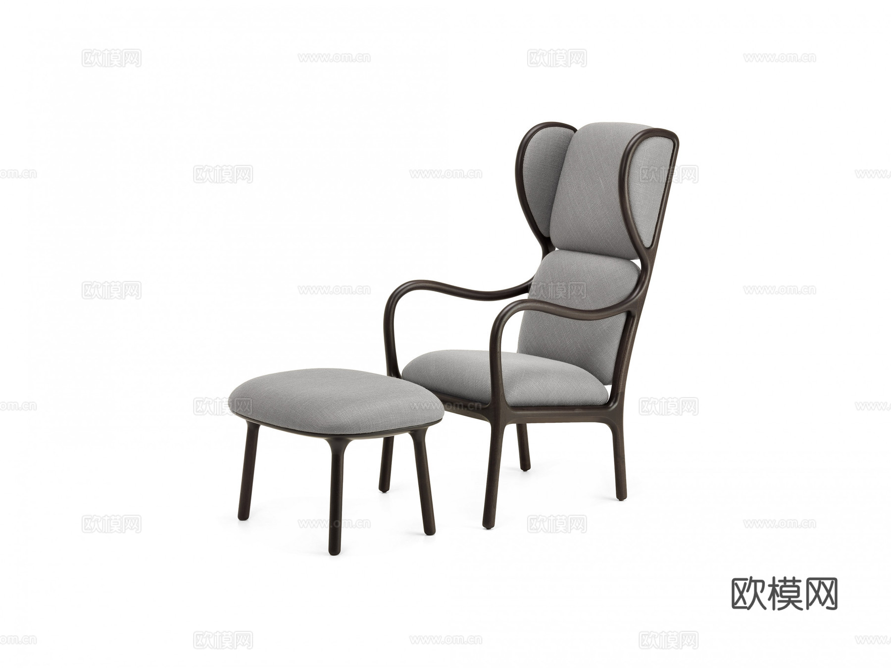 CECCOTTI COLLEZIONI 意式扶手椅3d模型下载（渲染图1）