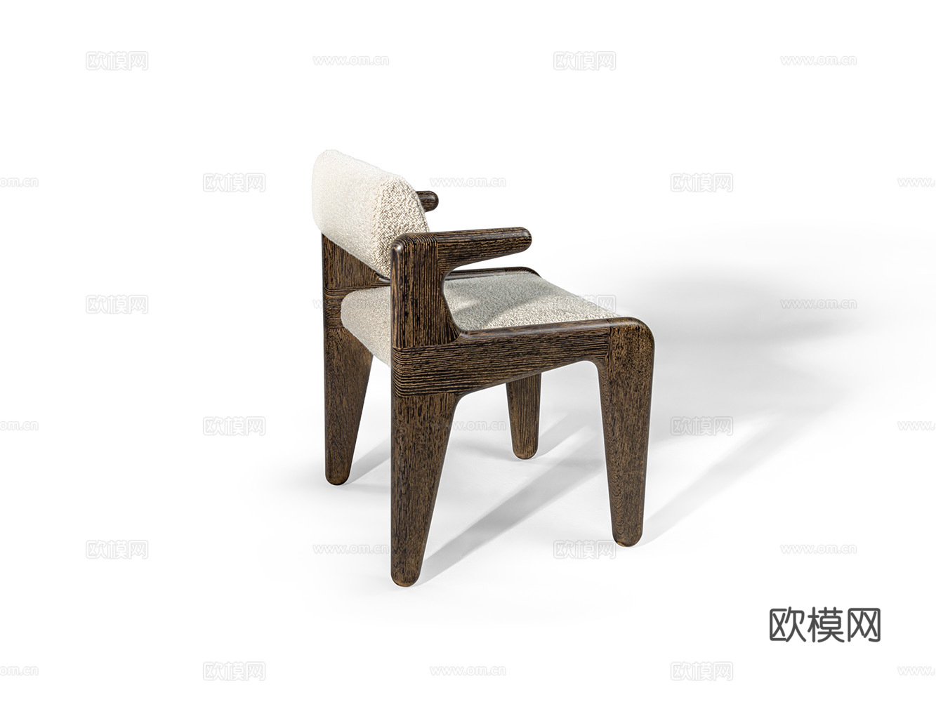 CORNELIO CAPPELLINI 意式餐椅3d模型下载（渲染图3）