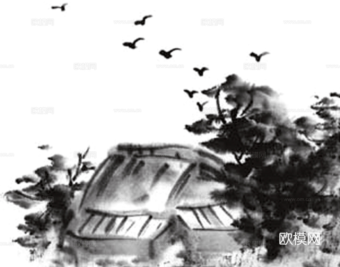 高清中式装饰画