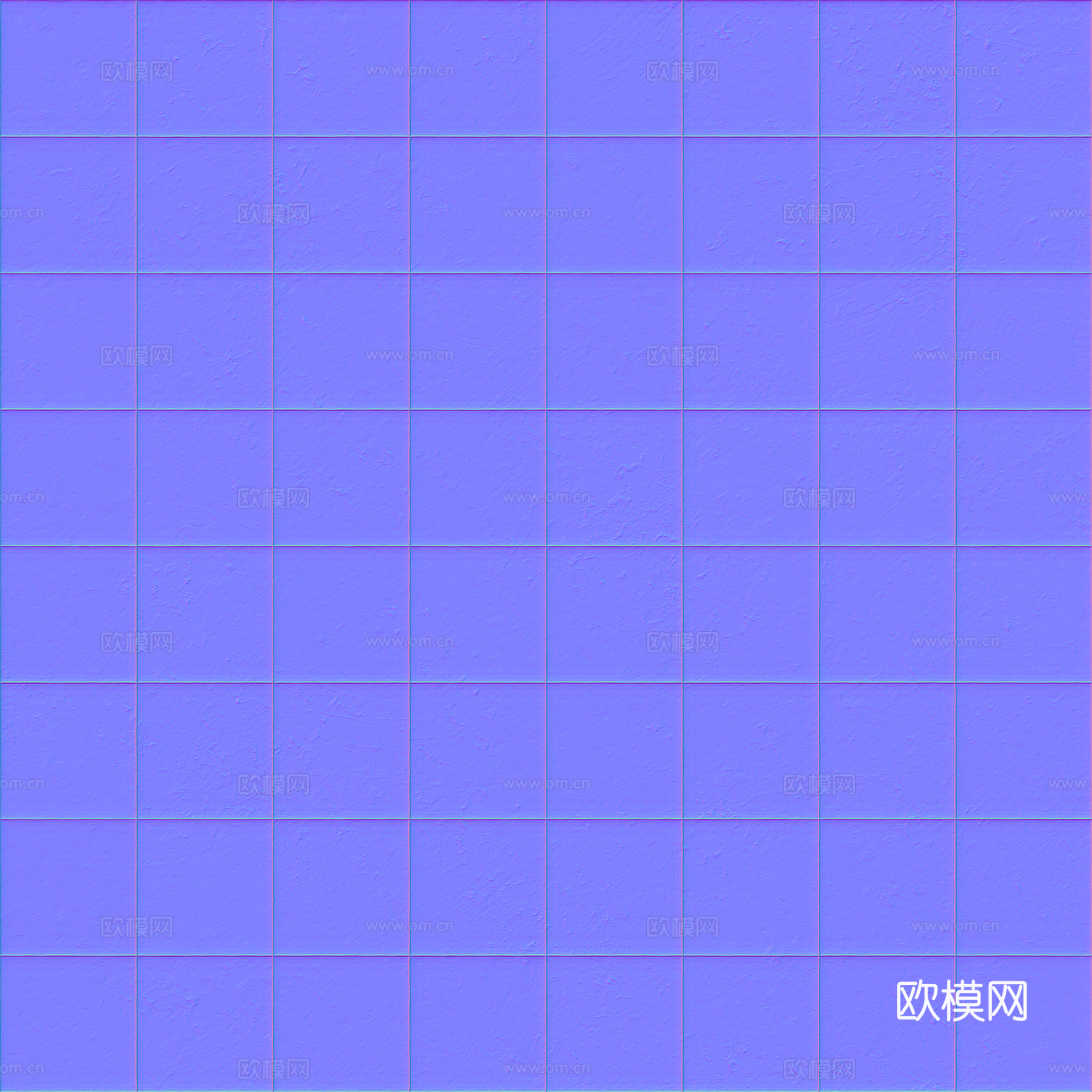 无缝水磨石瓷砖地砖 PBR材质贴图 2k