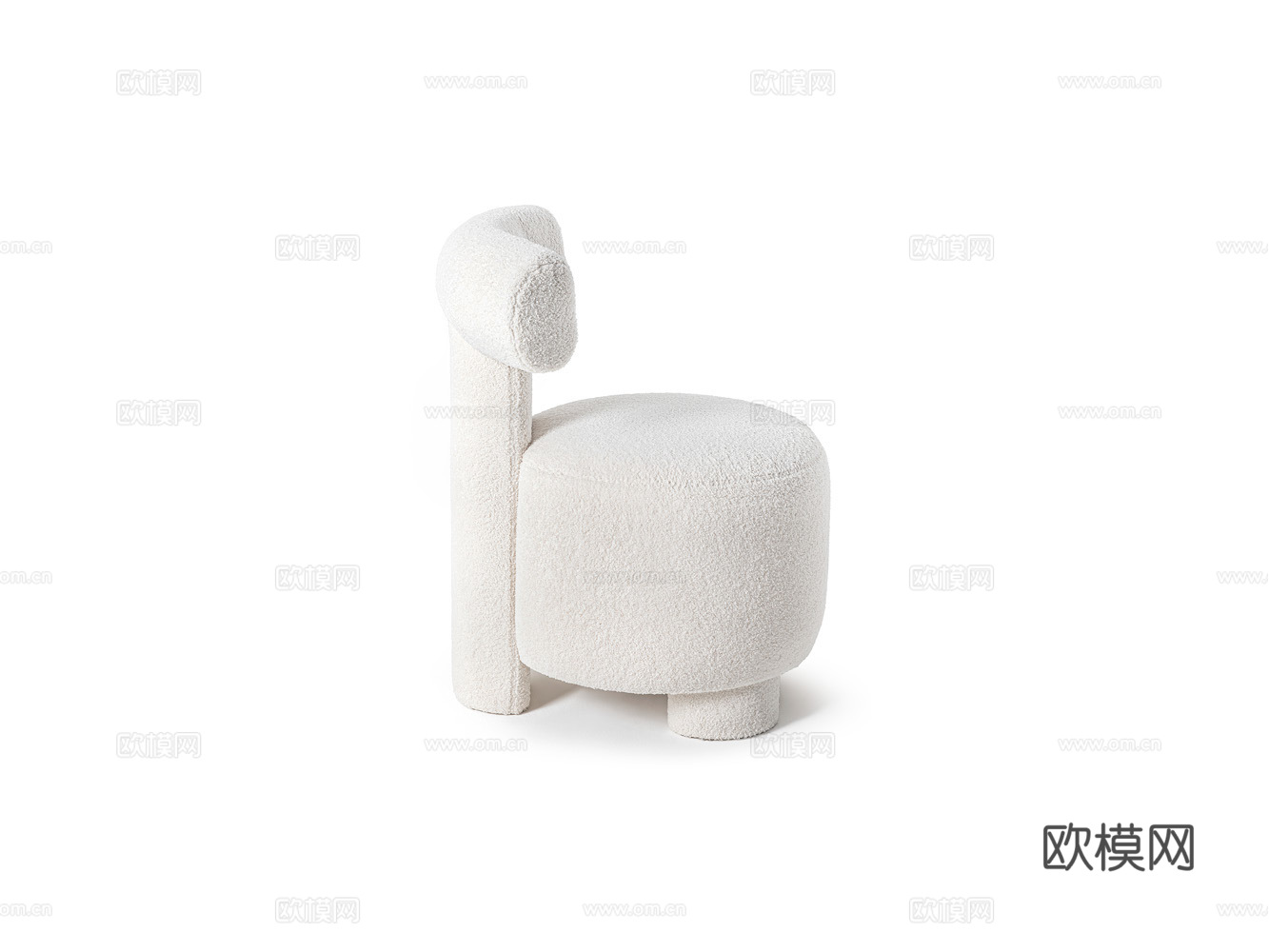 CORNELIO CAPPELLINI 意式妆凳3d模型下载（渲染图3）