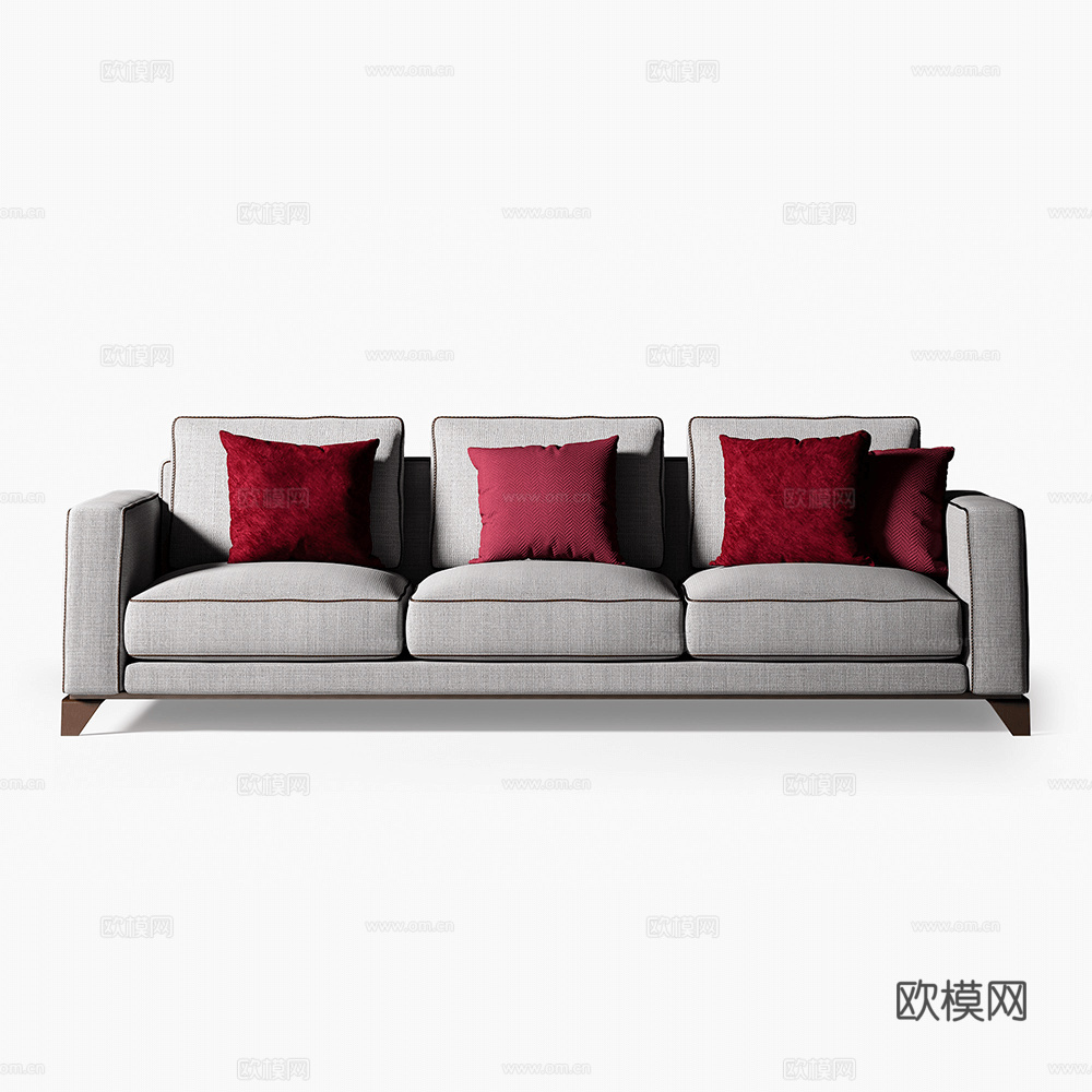 CPRN HOMOOD 三人沙发3d模型下载