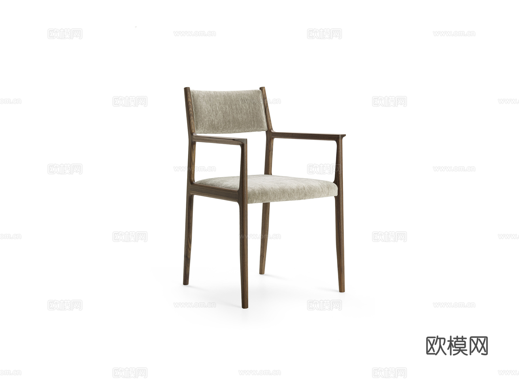 CECCOTTI COLLEZIONI 原木餐椅3d模型下载（渲染图1）