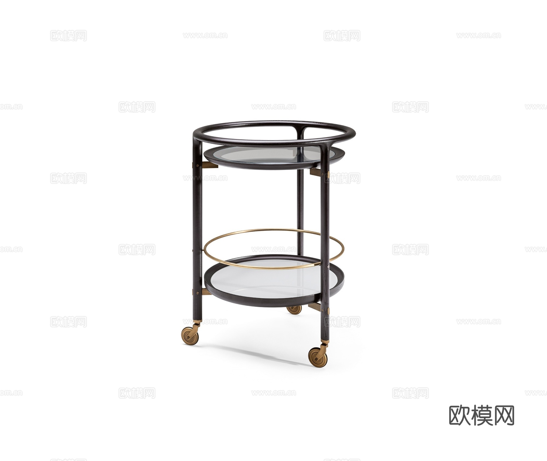 CECCOTTI COLLEZIONI 意式移动边几3d模型下载（渲染图1）