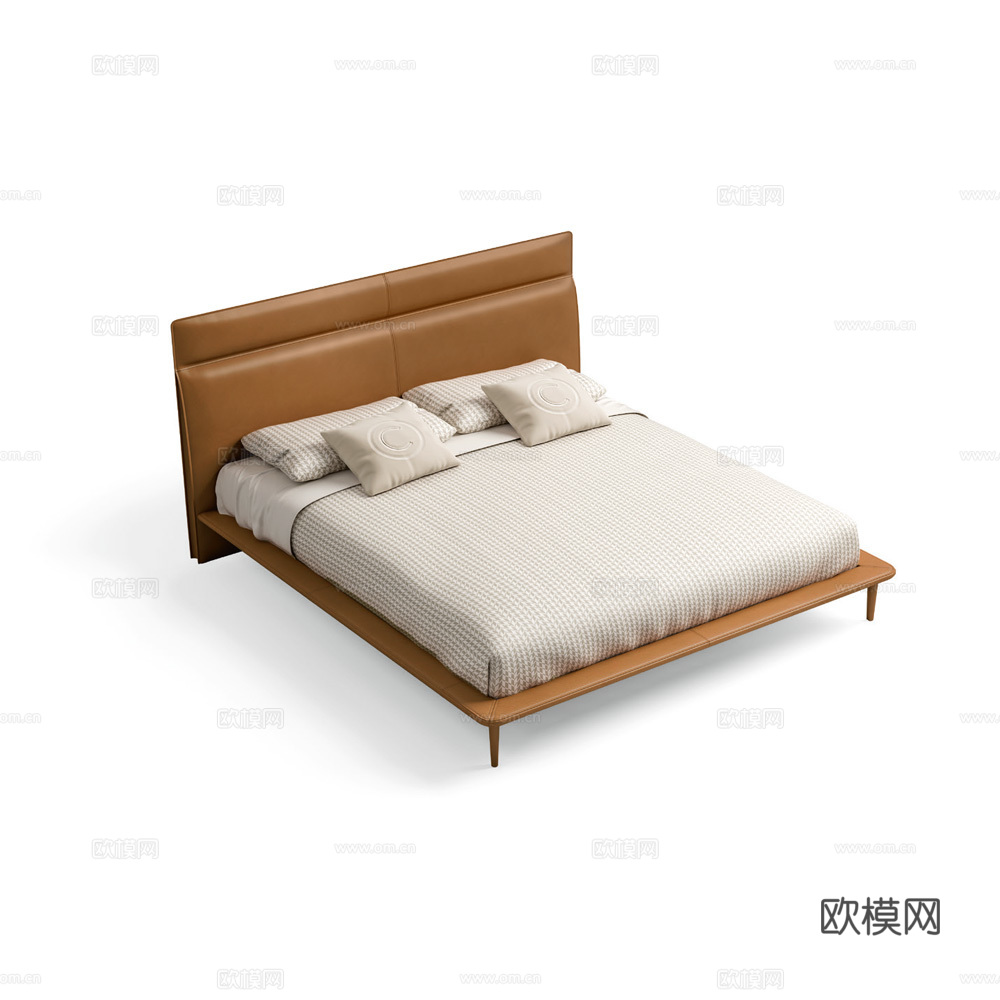 CPRN HOMOOD 双人床3d模型下载