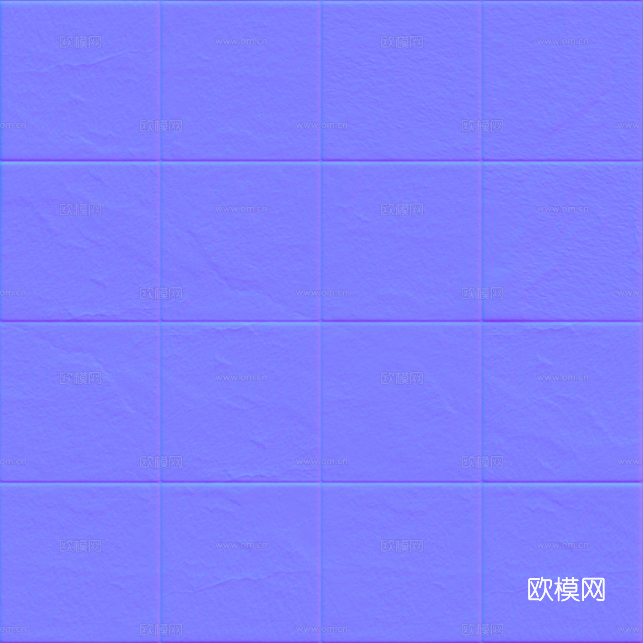 无缝仿古砖地砖户外砖 PBR材质贴图 2k