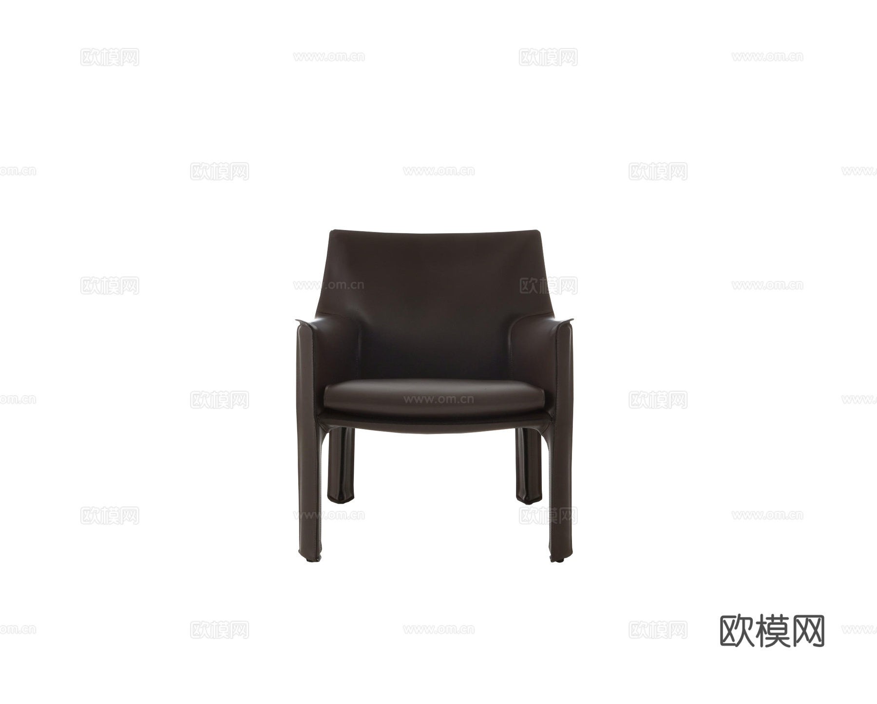 Cassina 中古风餐椅3d模型下载（渲染图1）