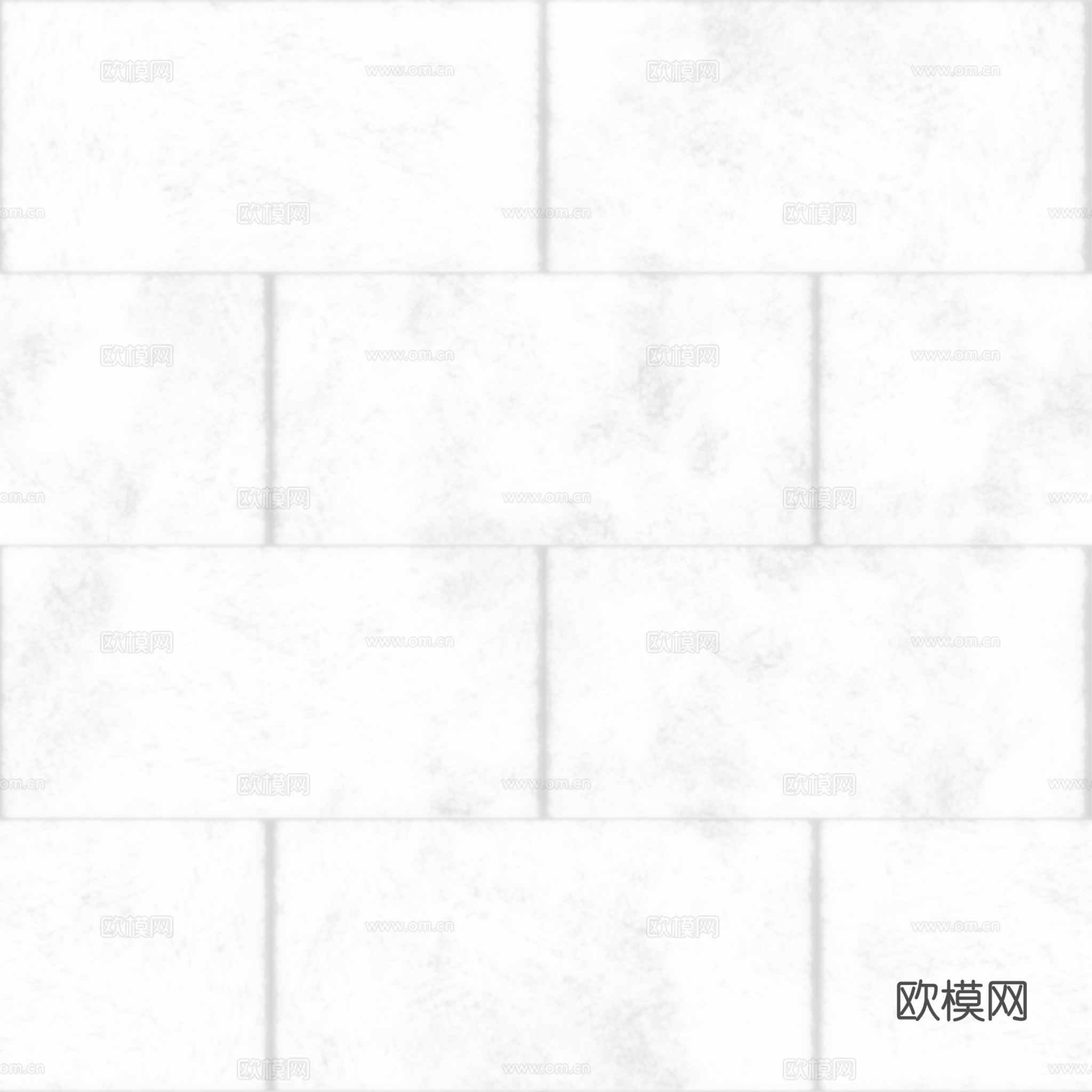 无缝麻石砖户外砖墙砖石砖 PBR材质贴图 2k