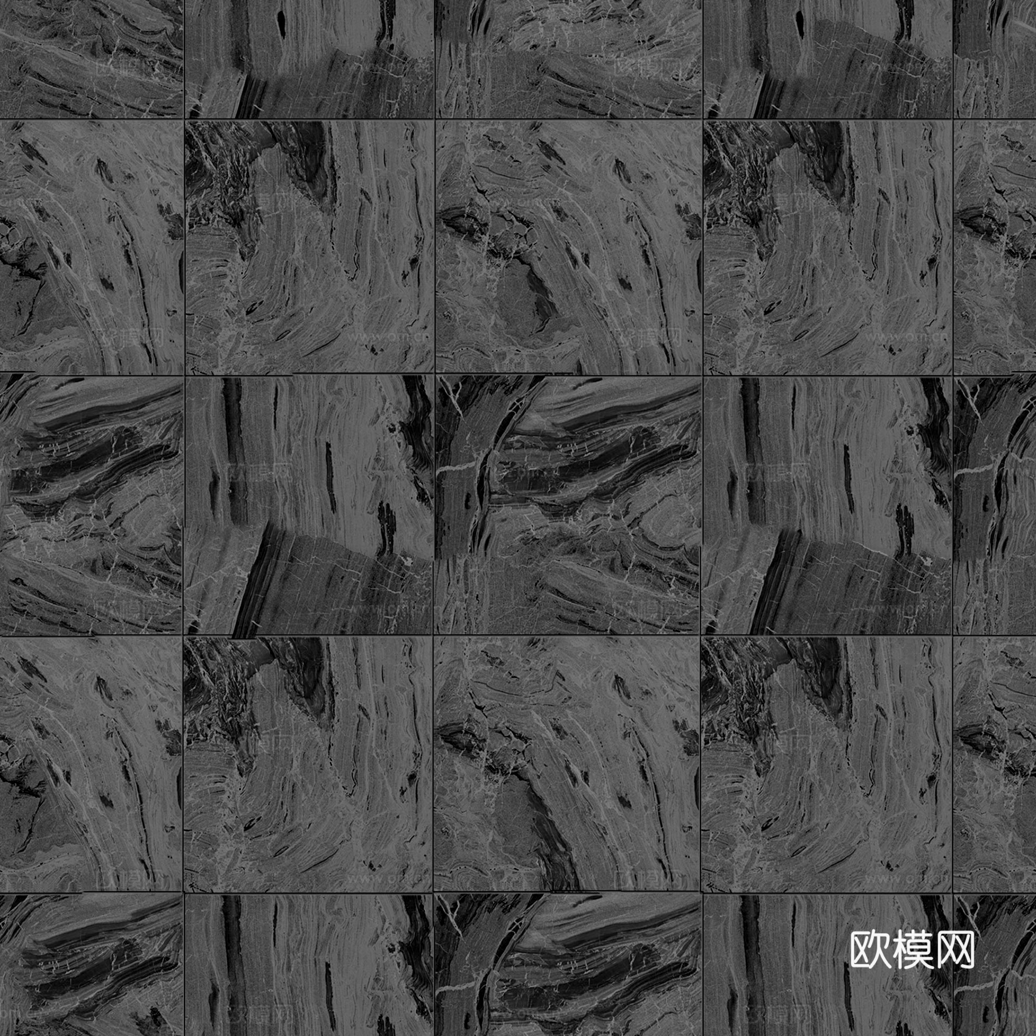无缝大理石瓷砖地砖墙砖 PBR材质贴图 1k