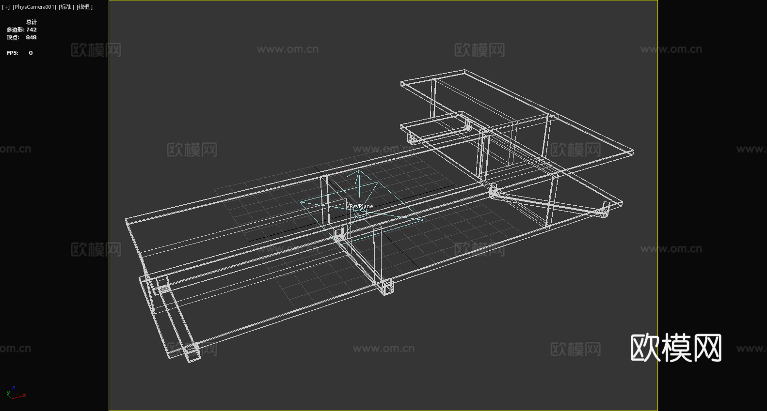 电视柜 实木柜 储物柜 客厅家具 简约风格3d模型
