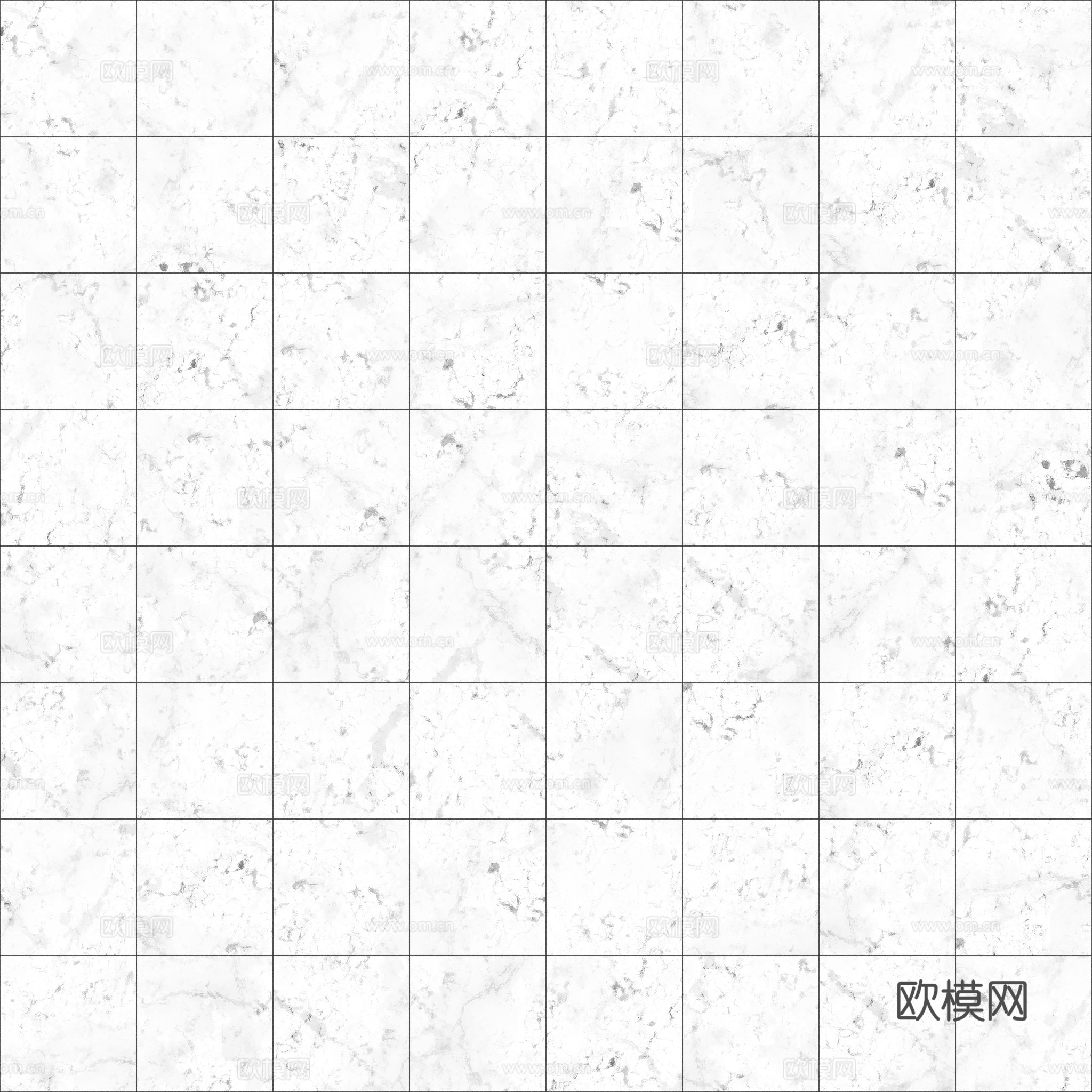 欧式 简欧 法式 无缝黄白拼花瓷砖地砖 PBR材质贴图 2k