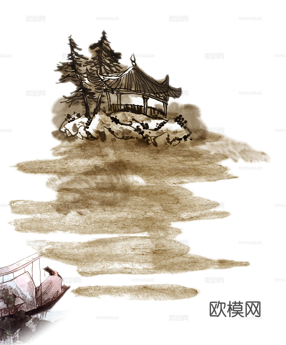 高清中式装饰画下载