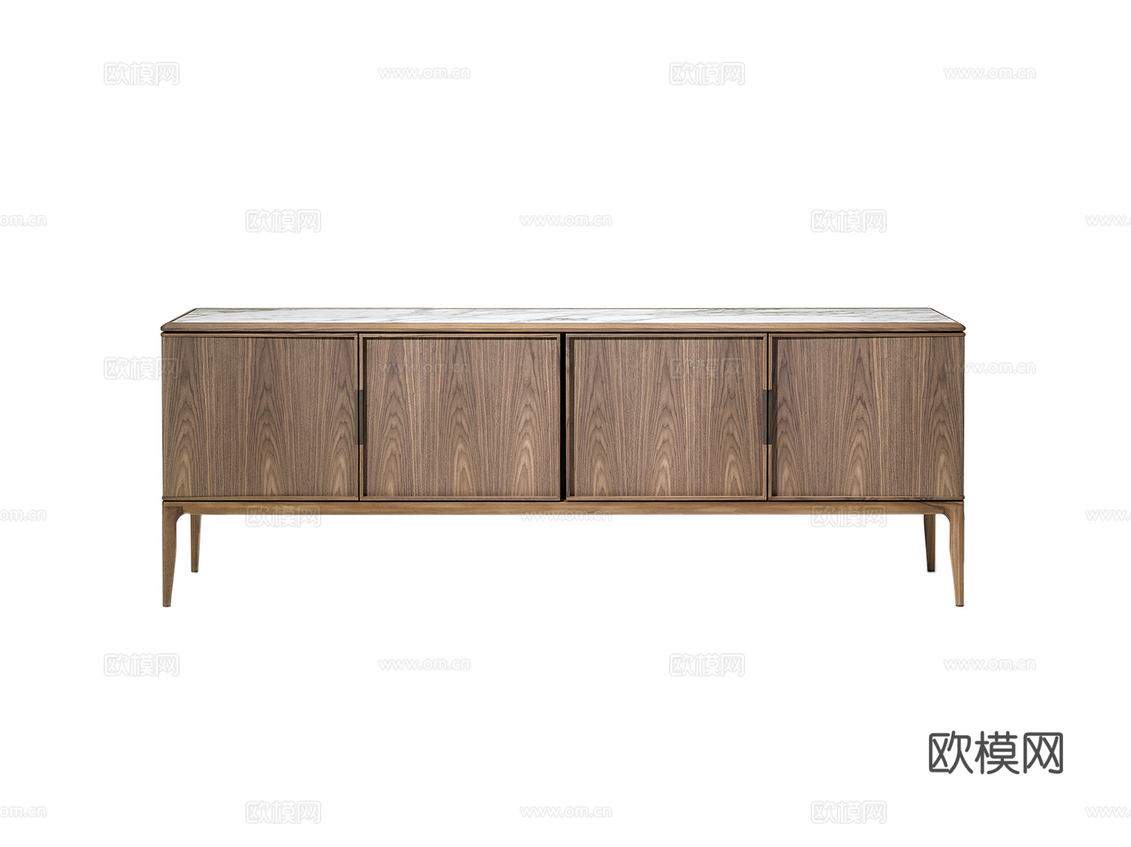 CECCOTTI COLLEZIONI 意式电视柜3d模型下载（渲染图1）