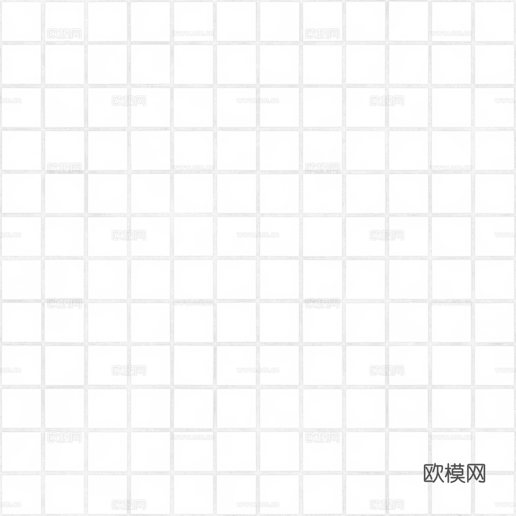 无缝天蓝色马赛克瓷砖墙砖 PBR材质贴图 1k