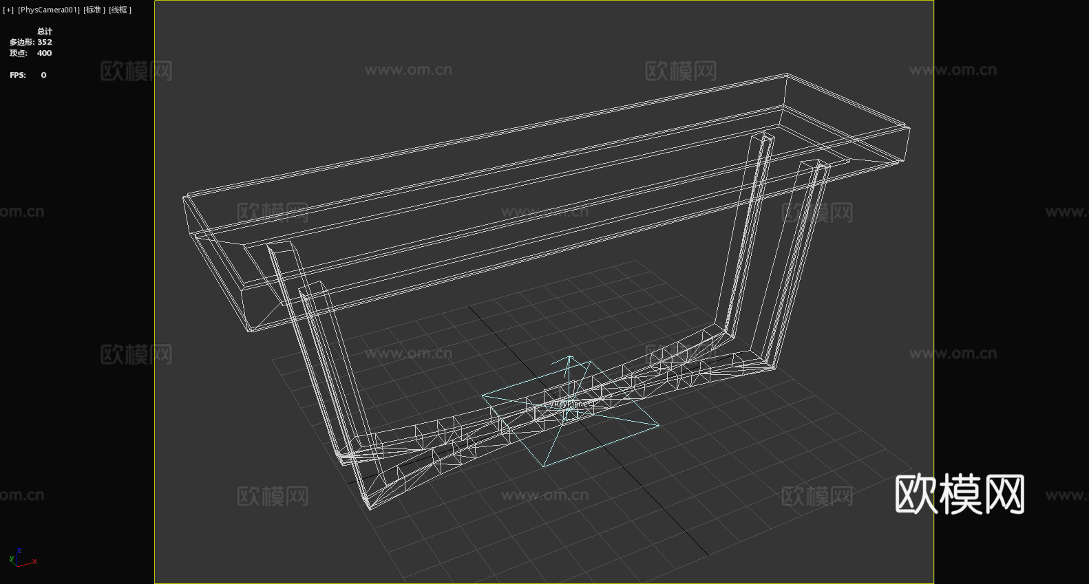 长凳 实木长椅 现代简约家具 客厅装饰3d模型
